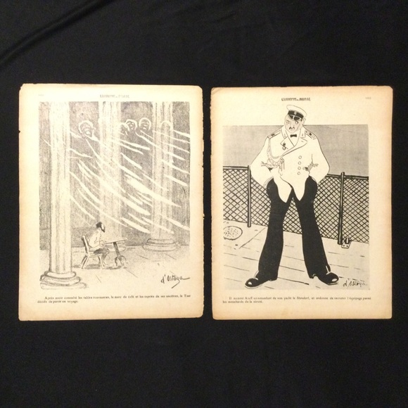 1909 Satirical French Weekly L'Assiette au Beurre - Le Standart Vaisseau Fantôme - Picture 5 of 12